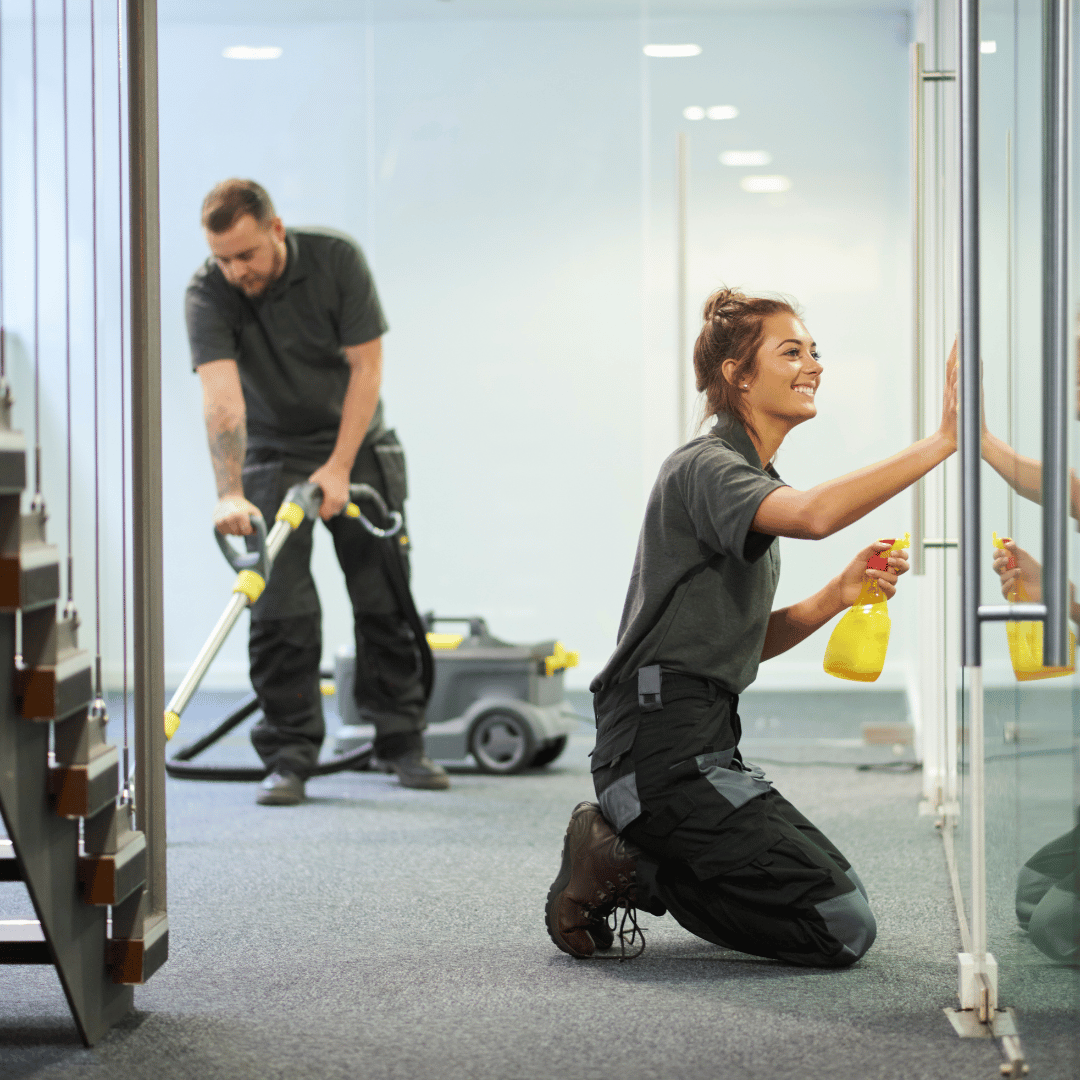 interior and exterior cleaning services for commercial buildings